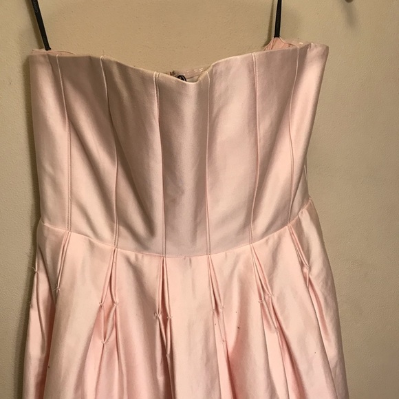 Calvin Klein Pink Strapless Party Dress - Picture 2 of 10
